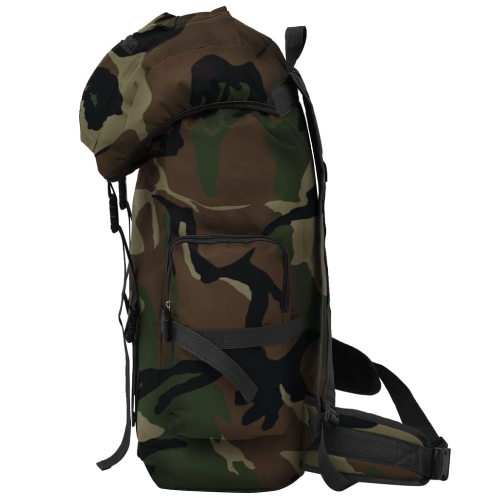 Mochila estilo camuflagem do exército 65 L