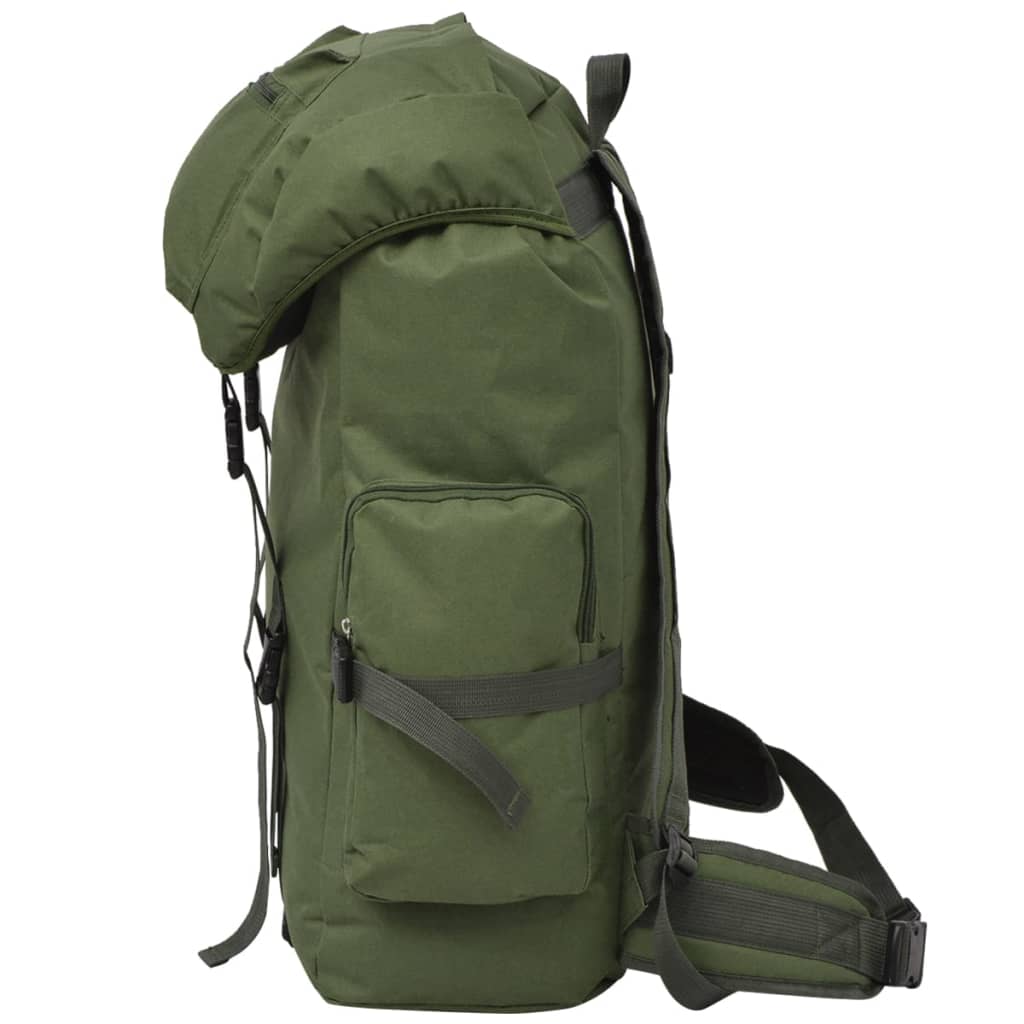 Mochila estilo exército 65 L verde