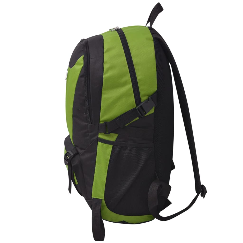 Mochila para caminhadas 40 L preto e verde