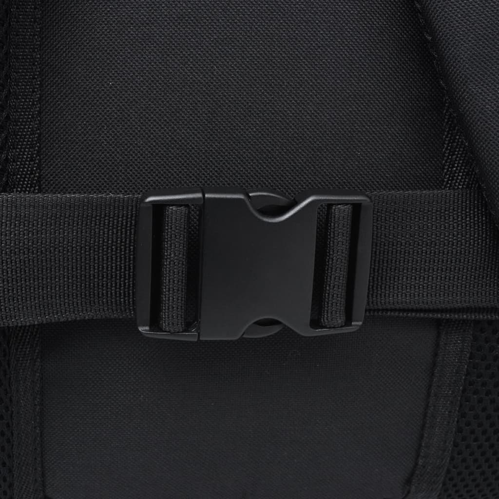 Mochila para caminhadas 40 L preto e verde