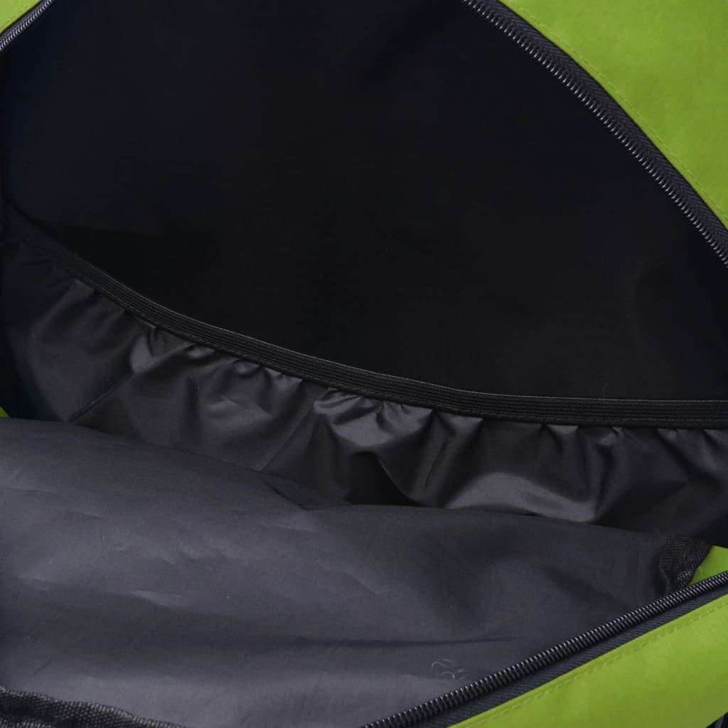 Mochila para caminhadas 40 L preto e verde