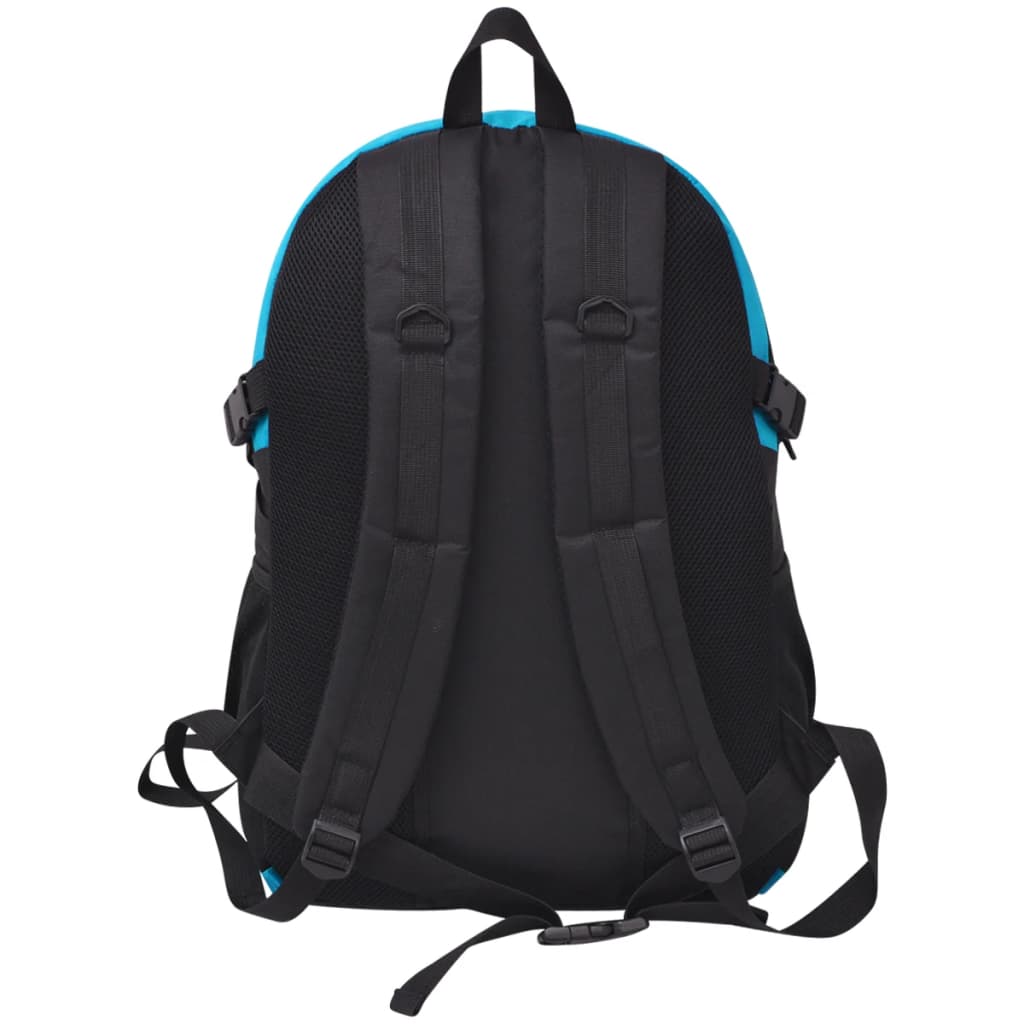 Mochila para caminhadas 40 L preto e azul