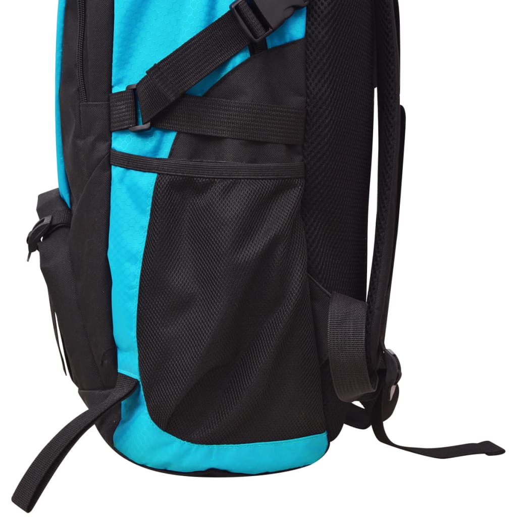 Mochila para caminhadas 40 L preto e azul