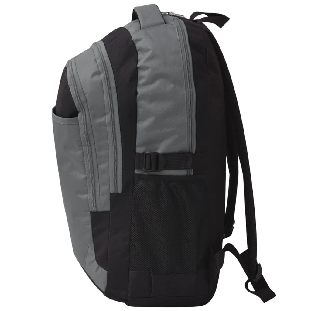 Mochila escolar 40 L preto e cinzento