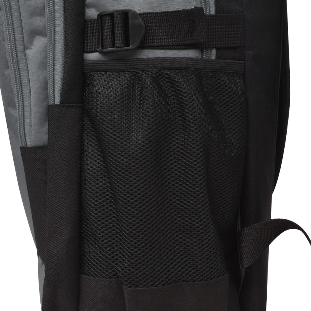 Mochila escolar 40 L preto e cinzento