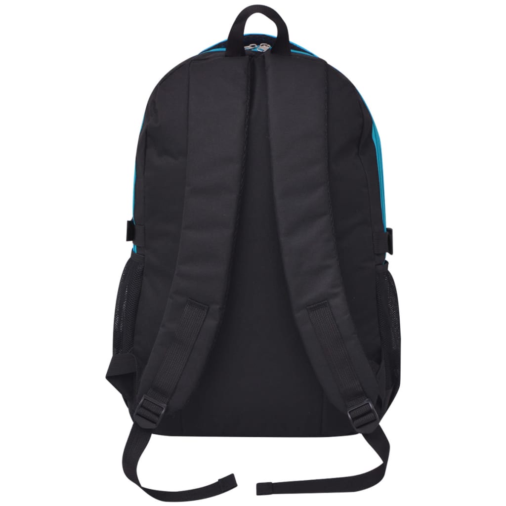 Mochila escolar 40 L preto e azul