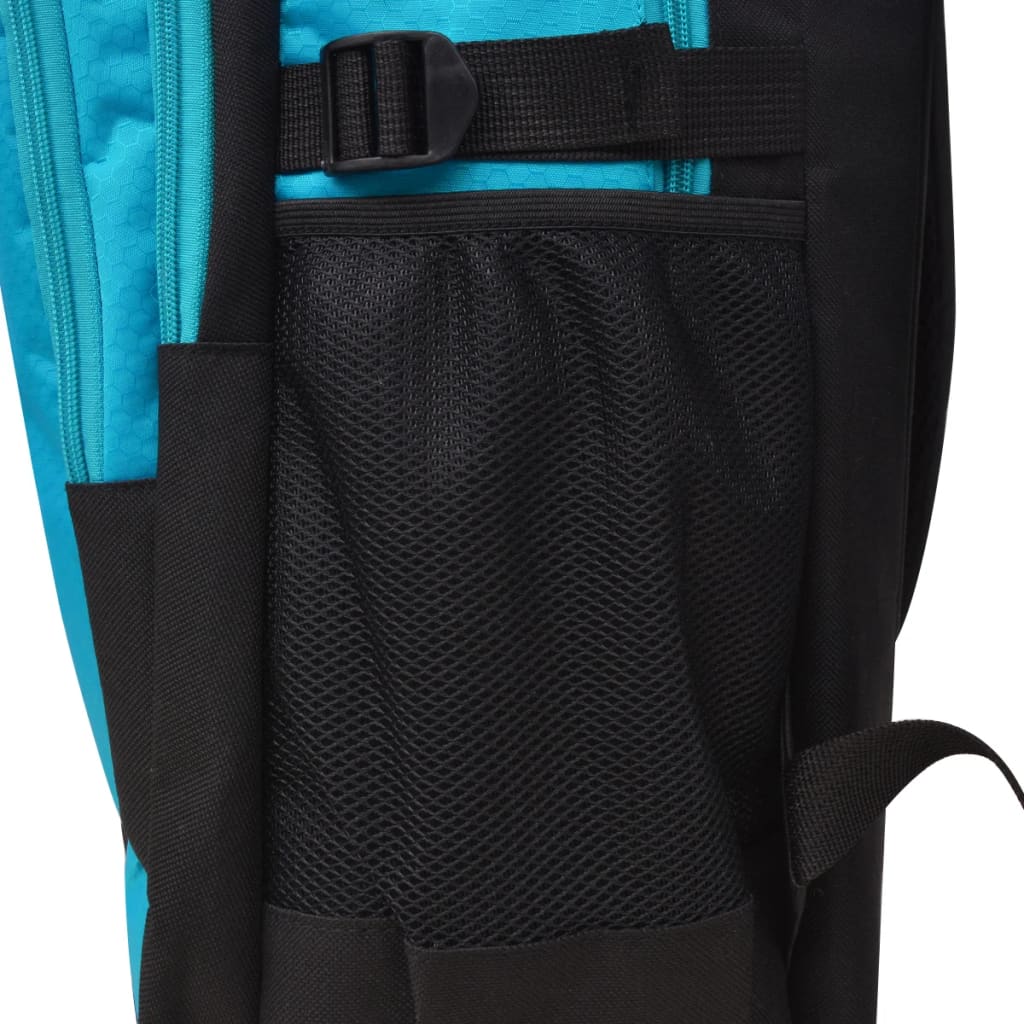 Mochila escolar 40 L preto e azul