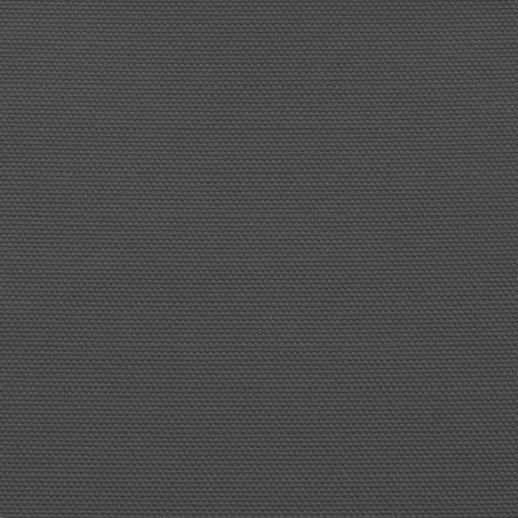 Toldo em tecido Oxford triangular 5x5x5 m antracite