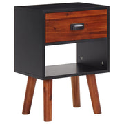 Mesa de cabeceira 40x30x57 cm madeira de acácia maciça