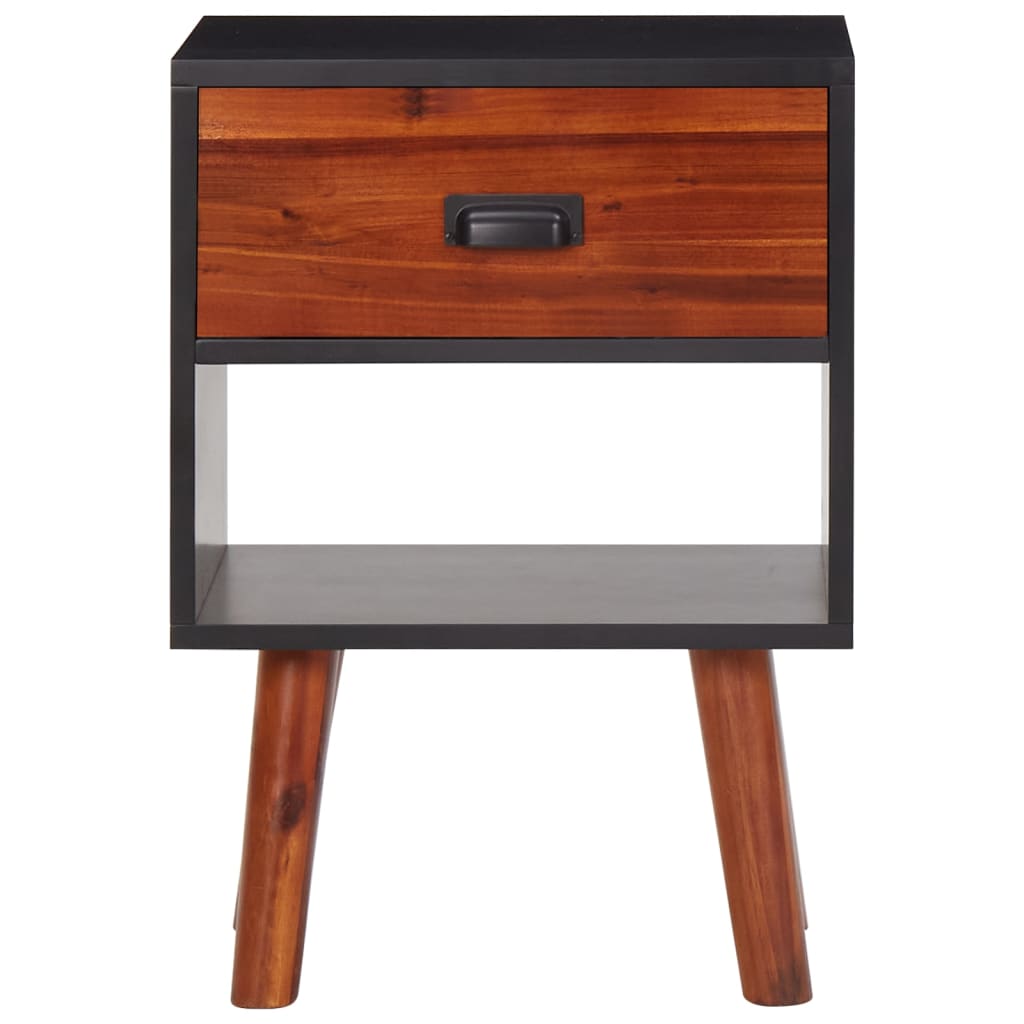 Mesa de cabeceira 40x30x57 cm madeira de acácia maciça