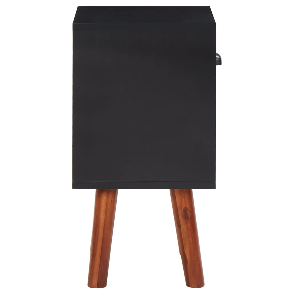 Mesa de cabeceira 40x30x57 cm madeira de acácia maciça