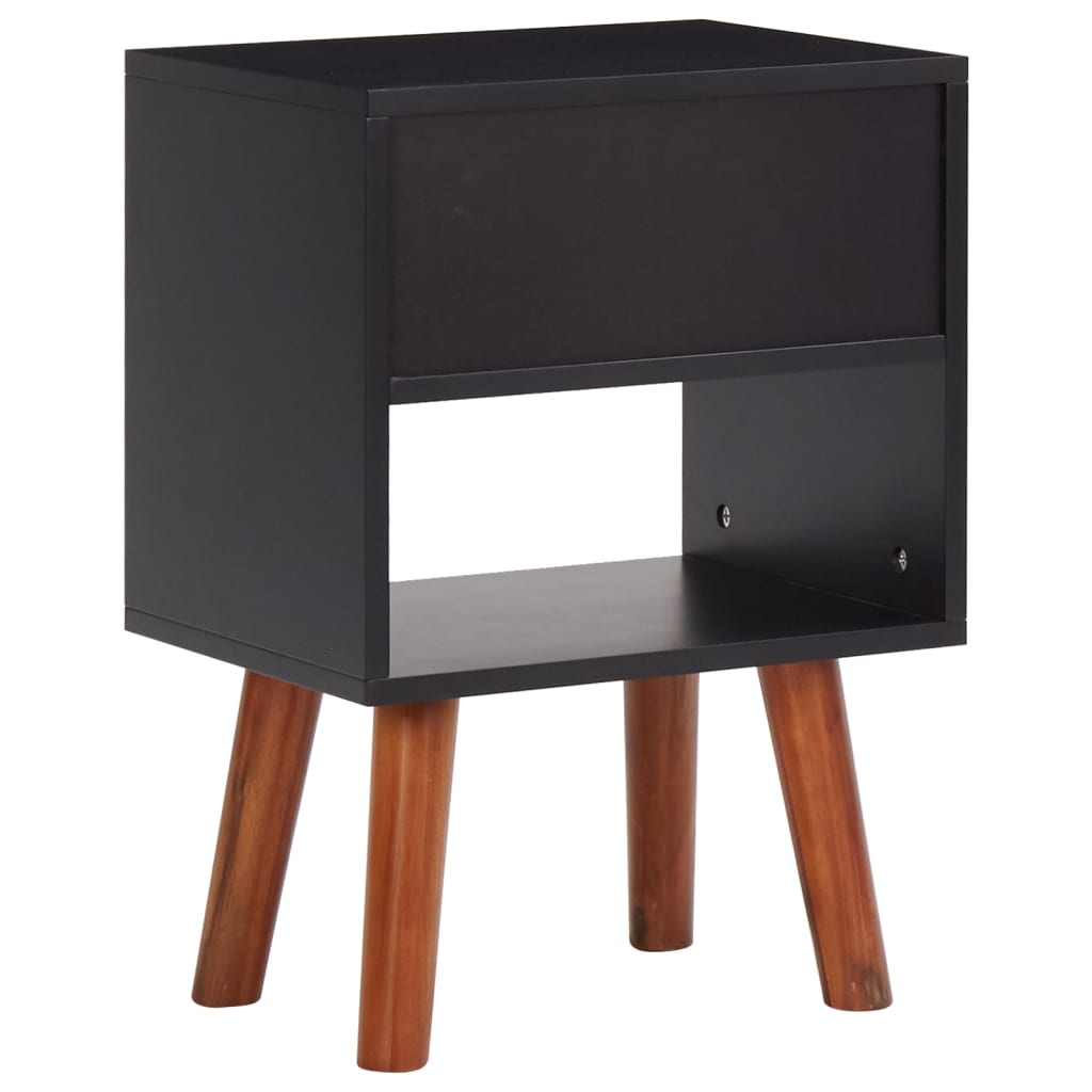 Mesa de cabeceira 40x30x57 cm madeira de acácia maciça