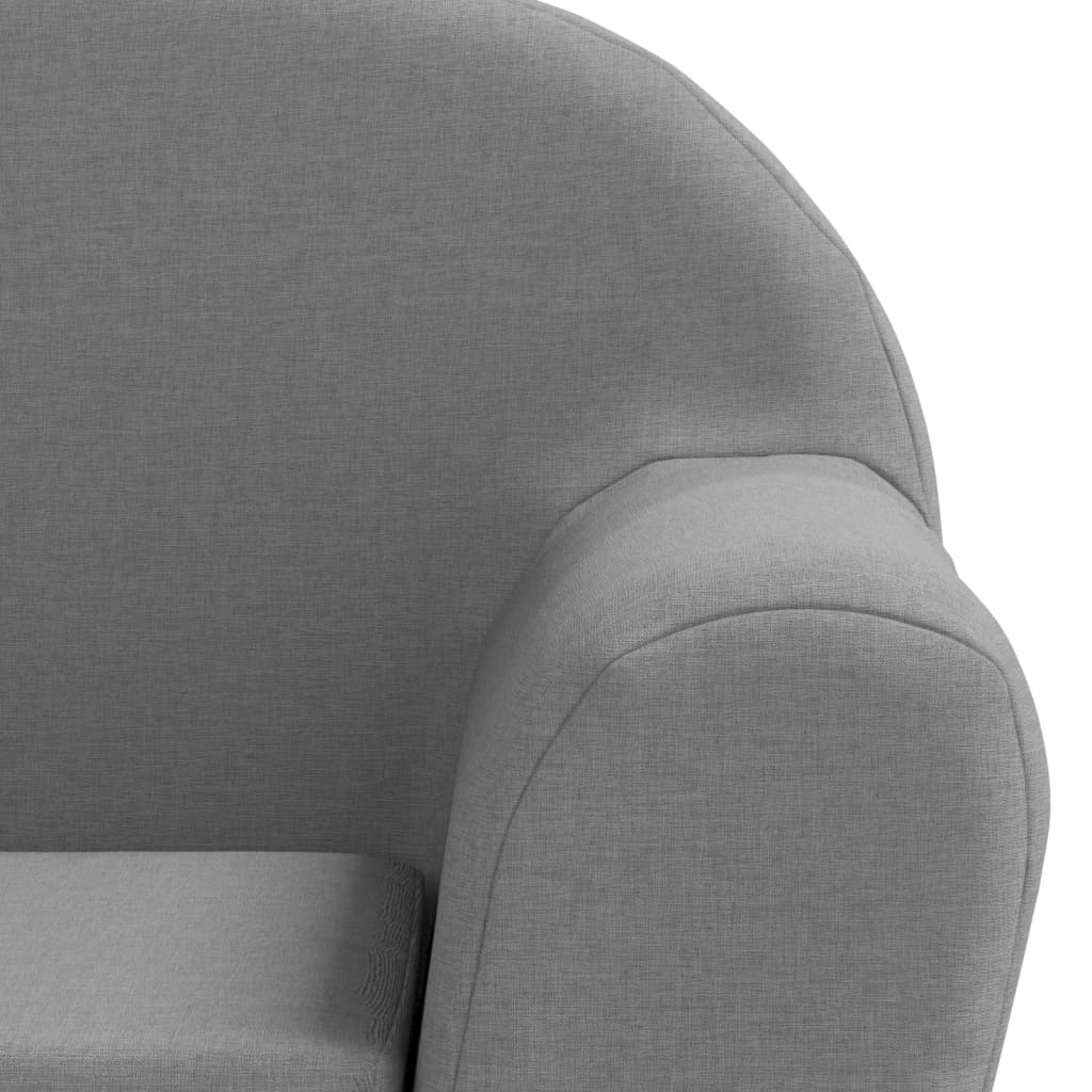 Poltrona desdobrável para crianças cinzento-claro