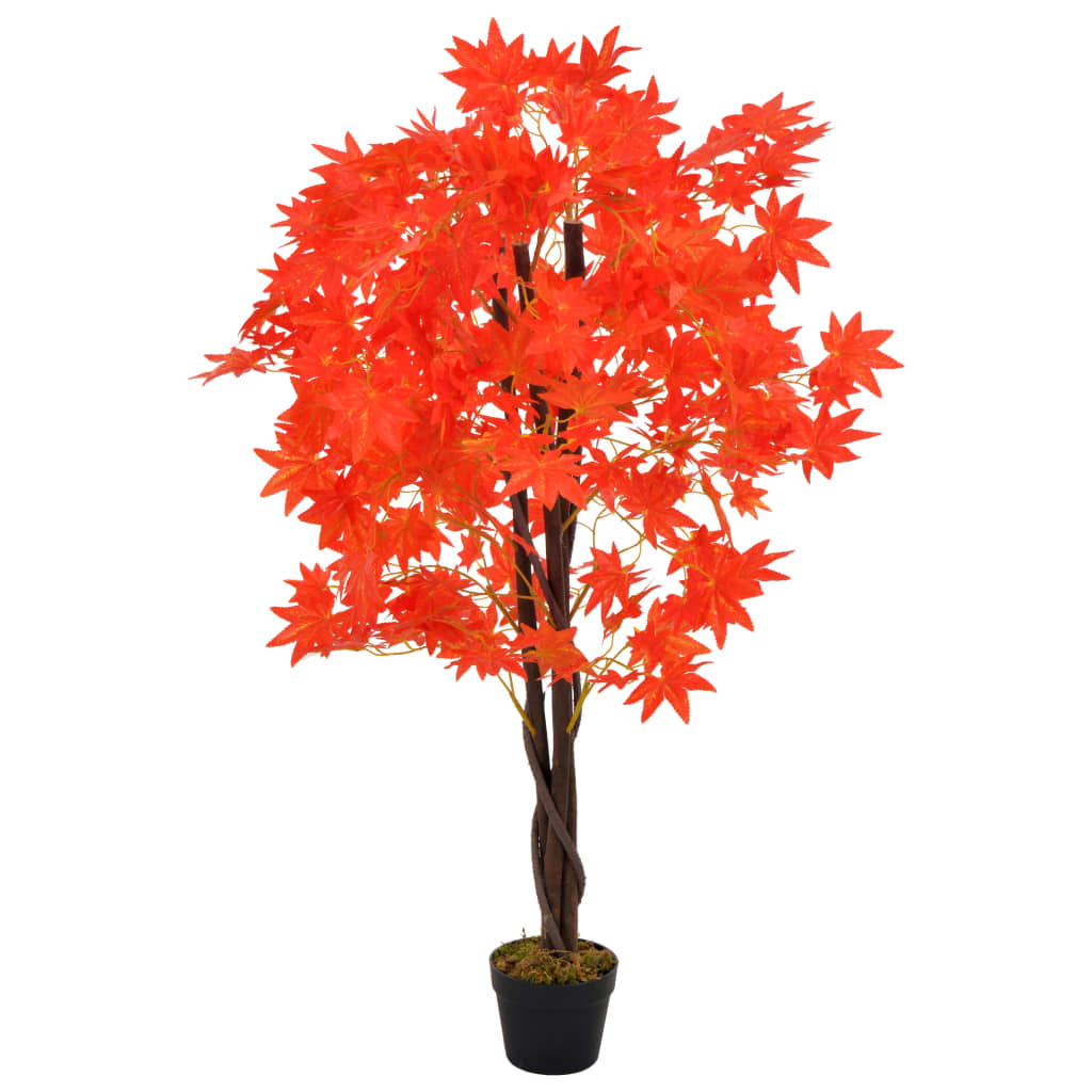 Planta bordo artificial com vaso 120 cm verde