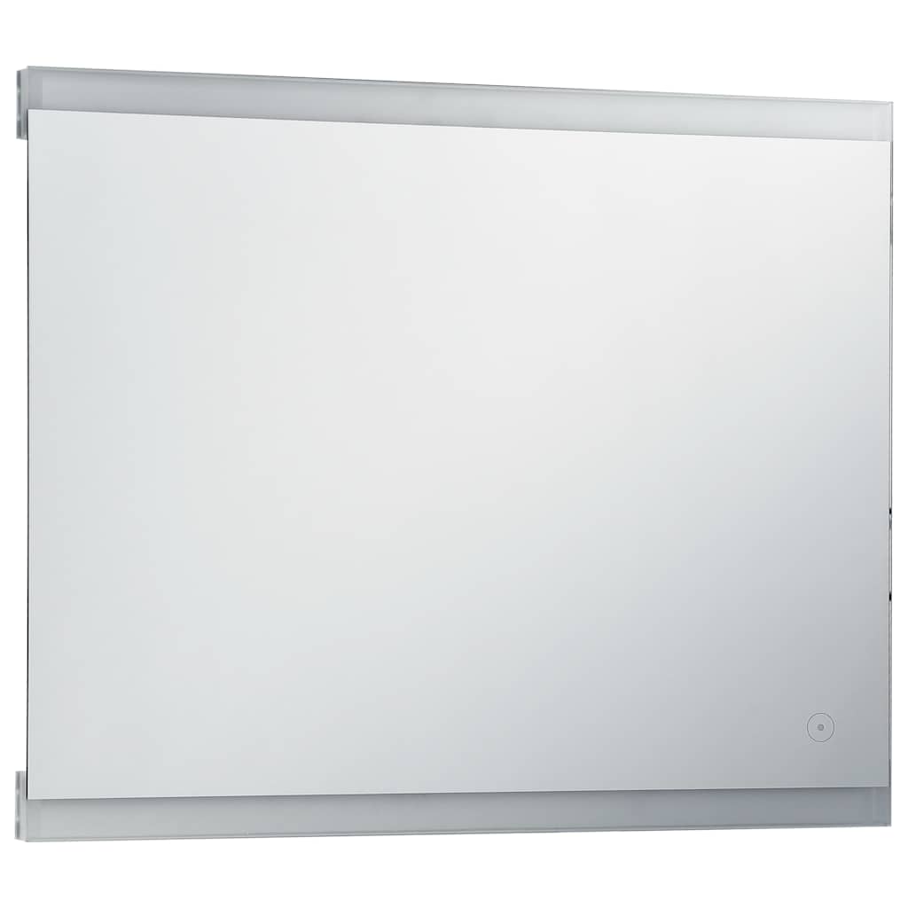 Espelho de parede LED c/ sensor tátil casa de banho 80x60 cm