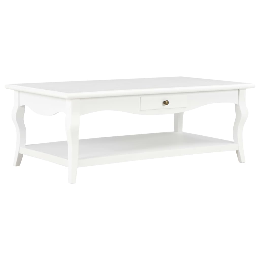 Mesa de centro 110x60x40 cm MDF branco