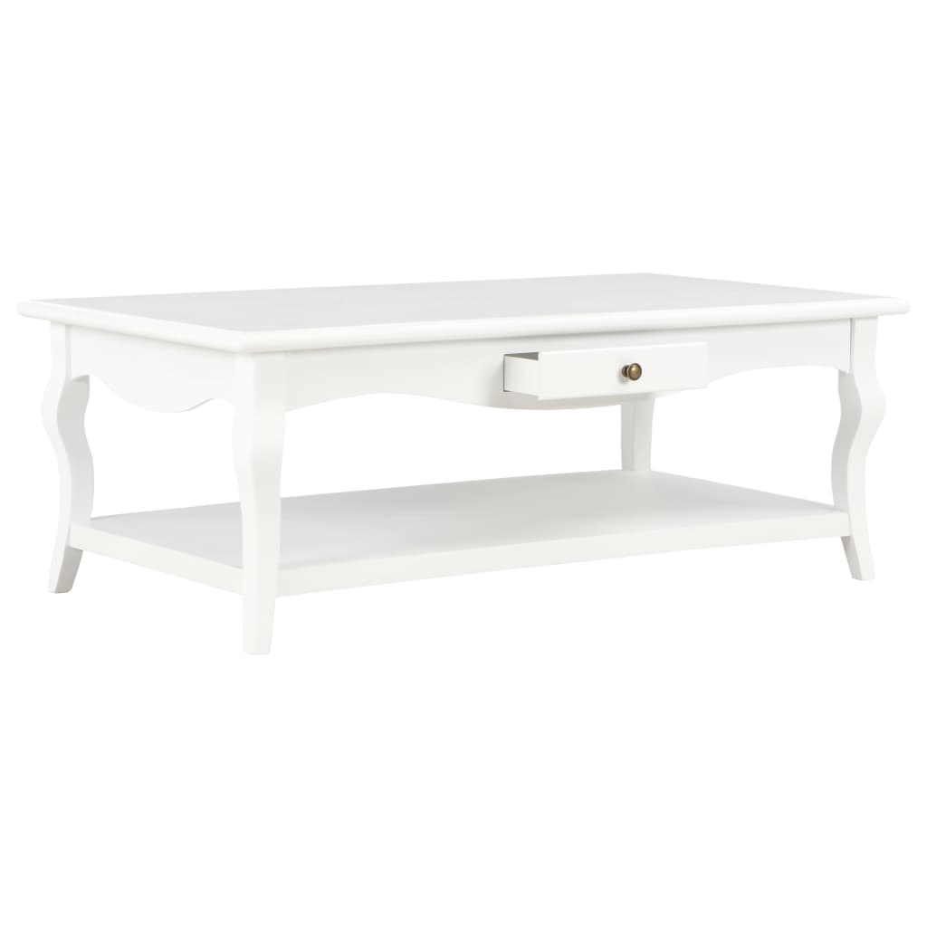 Mesa de centro 110x60x40 cm MDF branco
