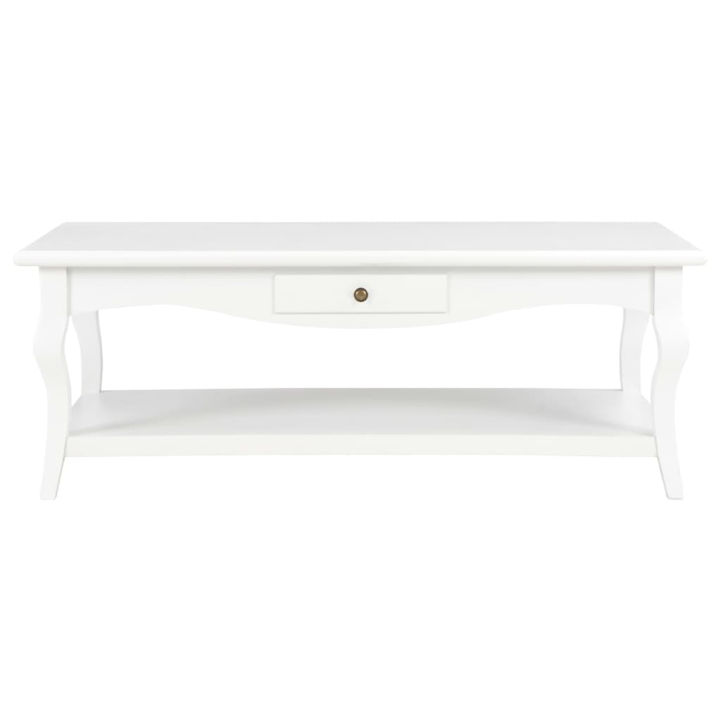 Mesa de centro 110x60x40 cm MDF branco