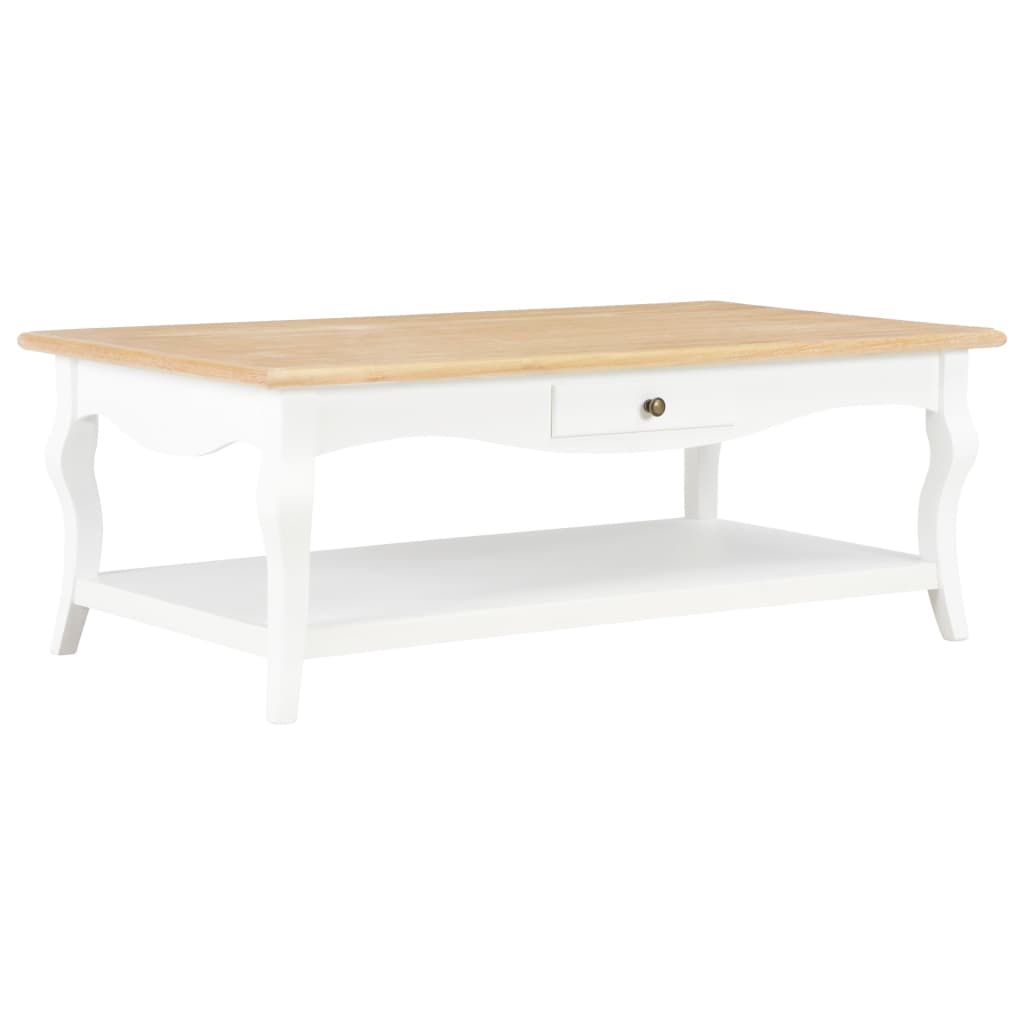 Mesa de centro 110x60x40 cm MDF branco