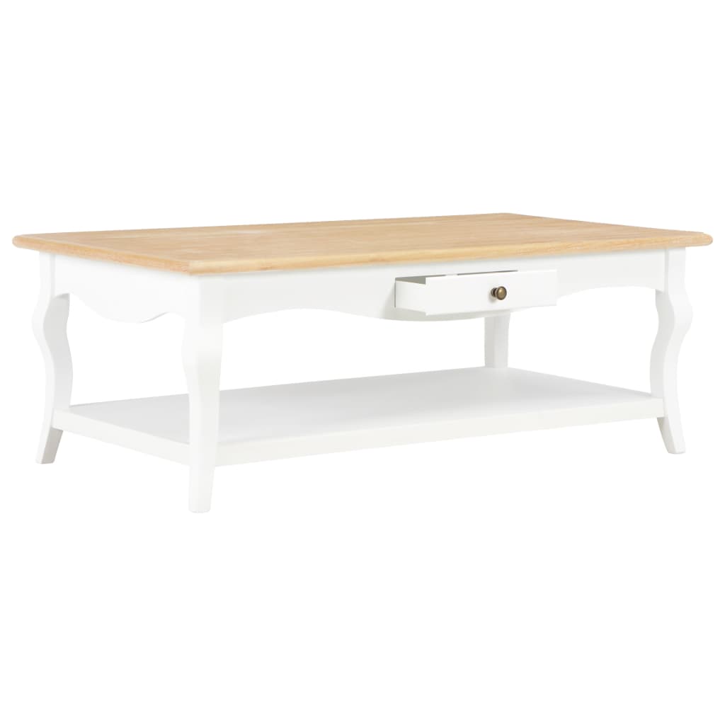 Mesa de centro 110x60x40 cm MDF branco