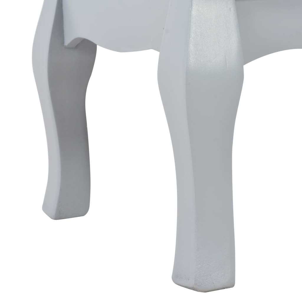 Mesa-de-cabeceira 2 pcs 35x30x49 cm MDF branco