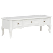 Móvel de TV 100x35x35 cm madeira branco