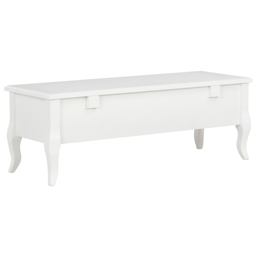 Móvel de TV 100x35x35 cm madeira branco