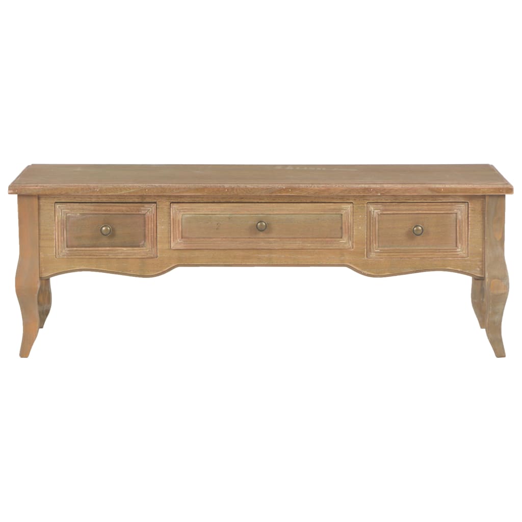 Móvel de TV 100x35x35 cm madeira branco