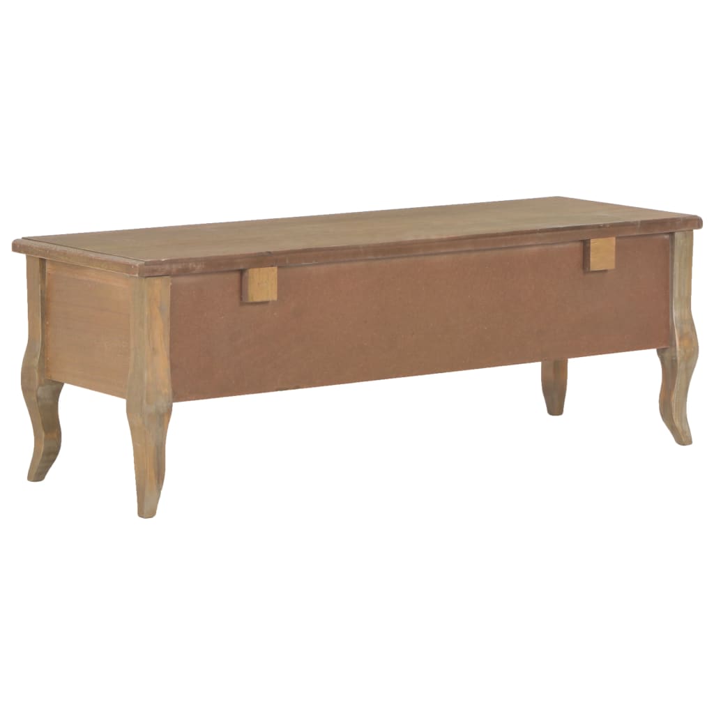 Móvel de TV 100x35x35 cm madeira branco