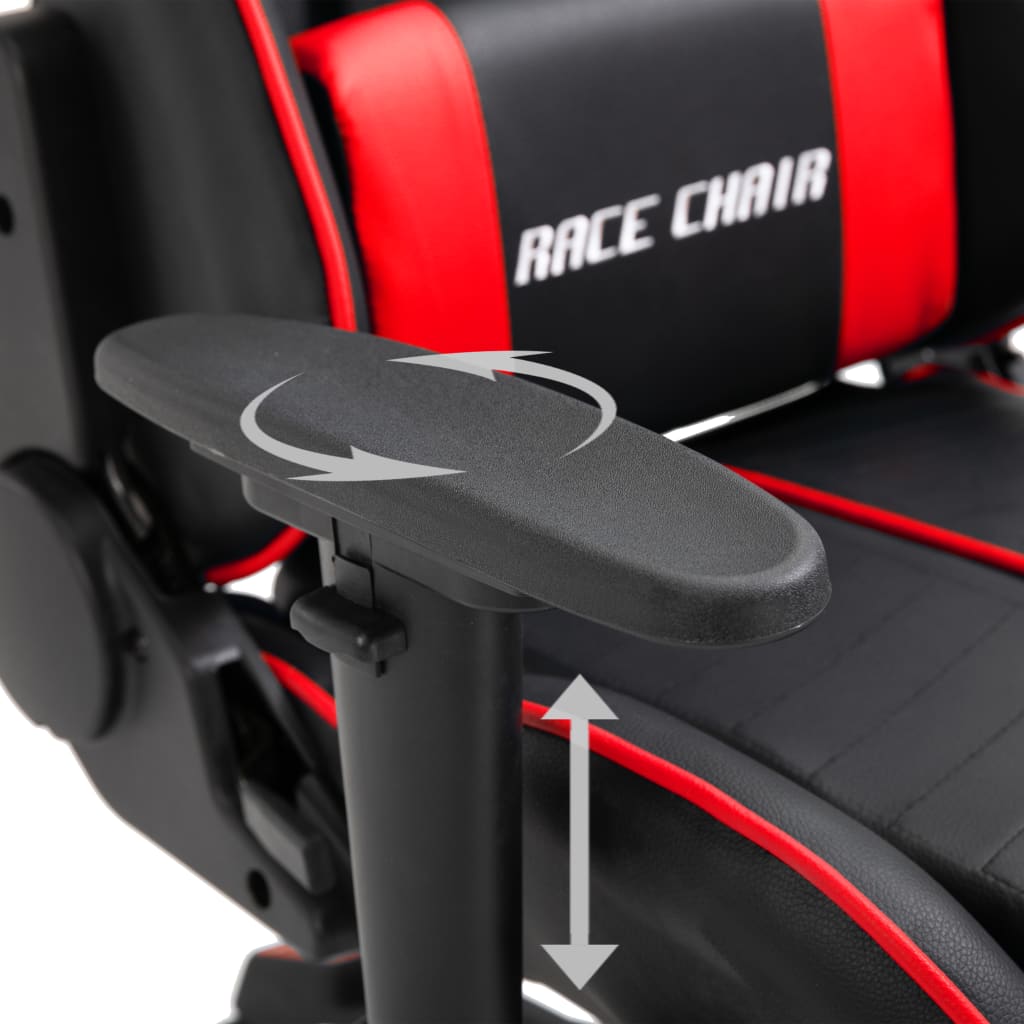 Cadeira de gaming couro artificial azul