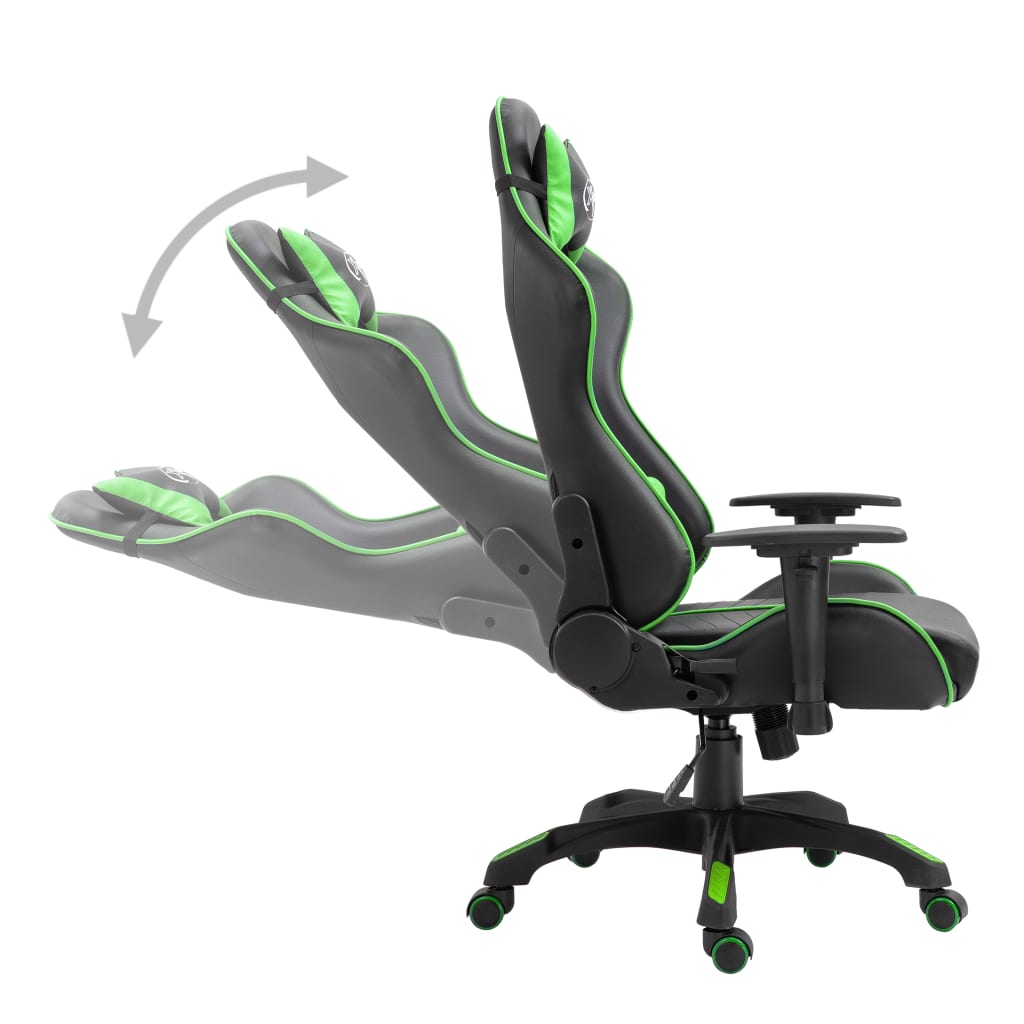 Cadeira de gaming couro artificial azul
