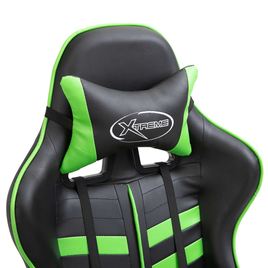 Cadeira de gaming couro artificial azul