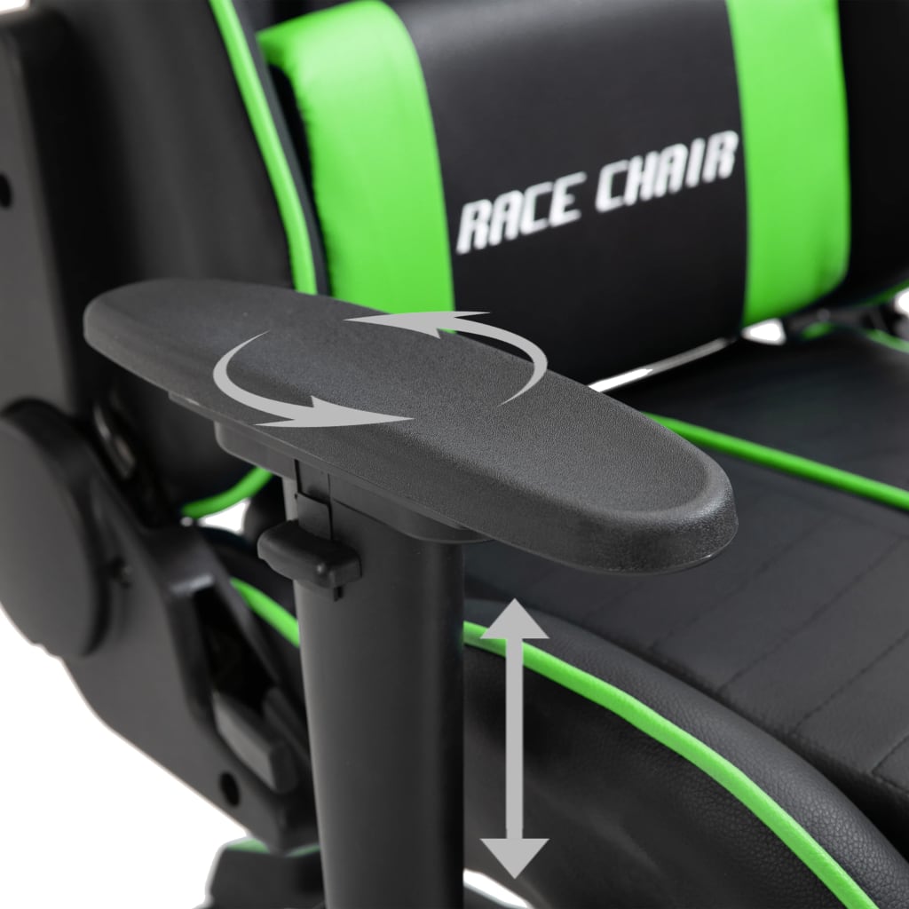 Cadeira de gaming couro artificial azul