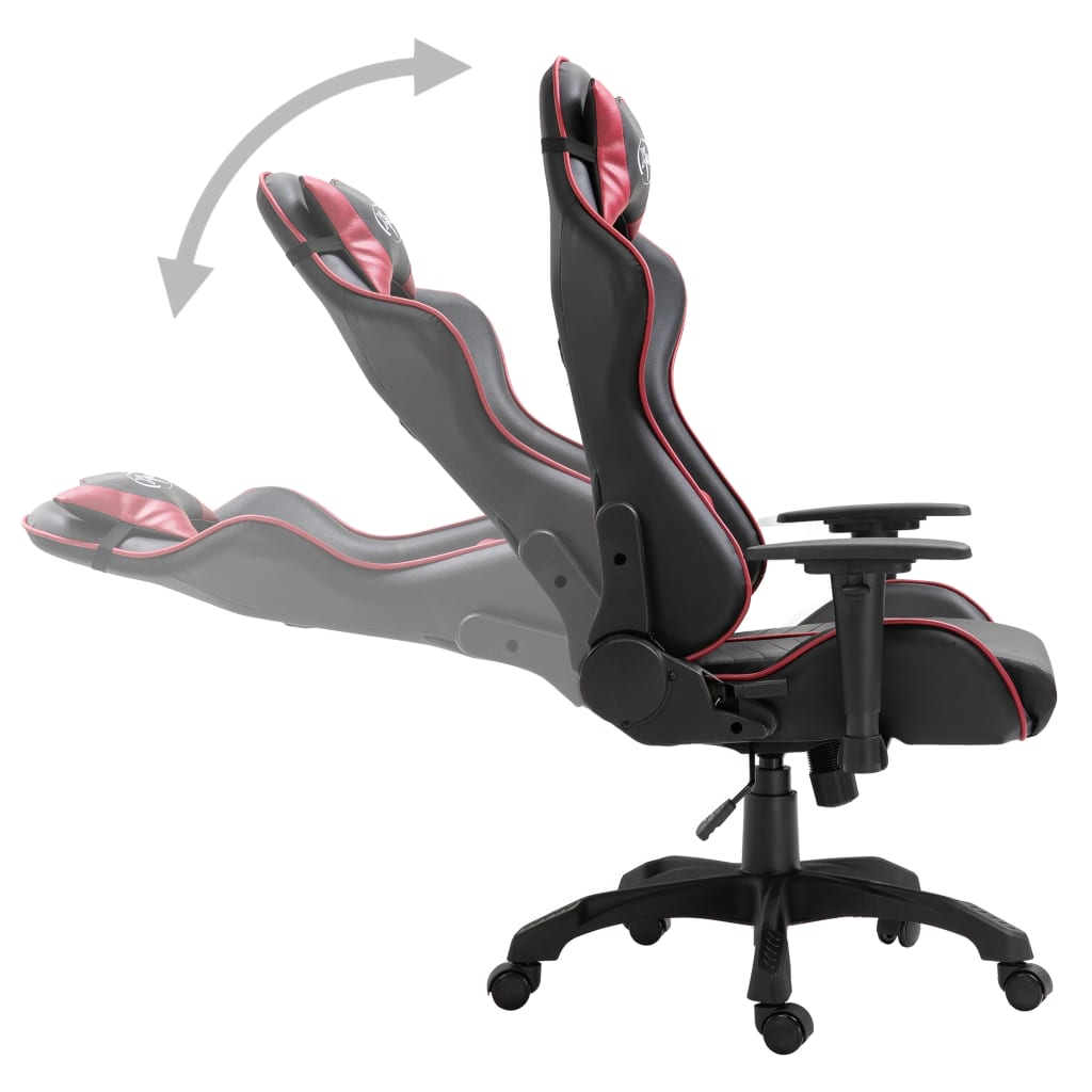 Cadeira de gaming couro artificial azul