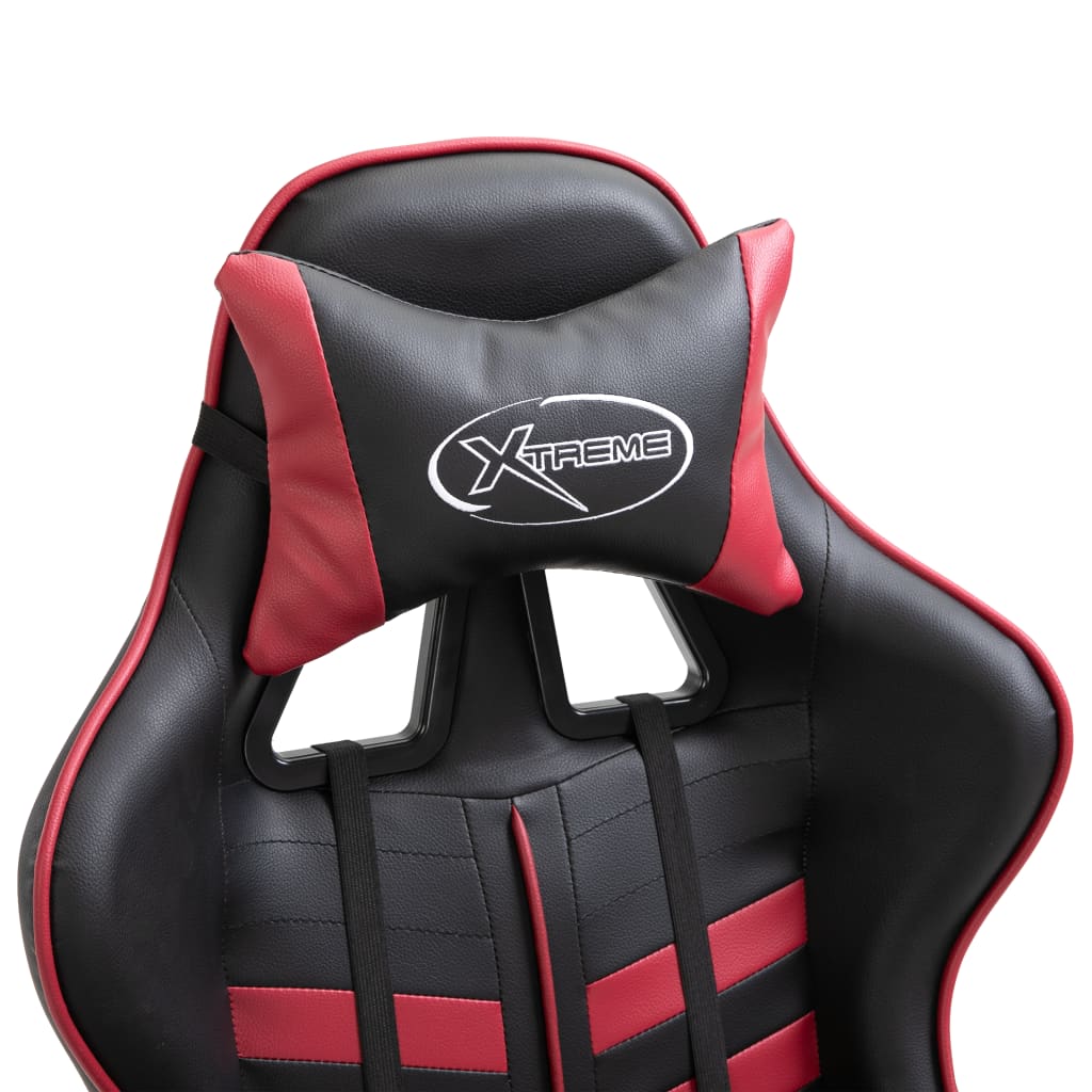 Cadeira de gaming couro artificial azul