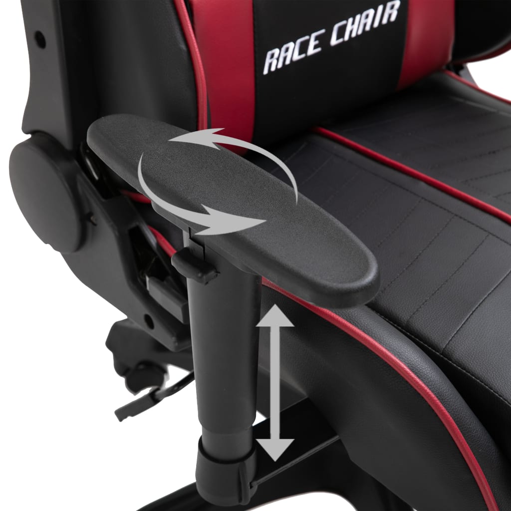 Cadeira de gaming couro artificial azul