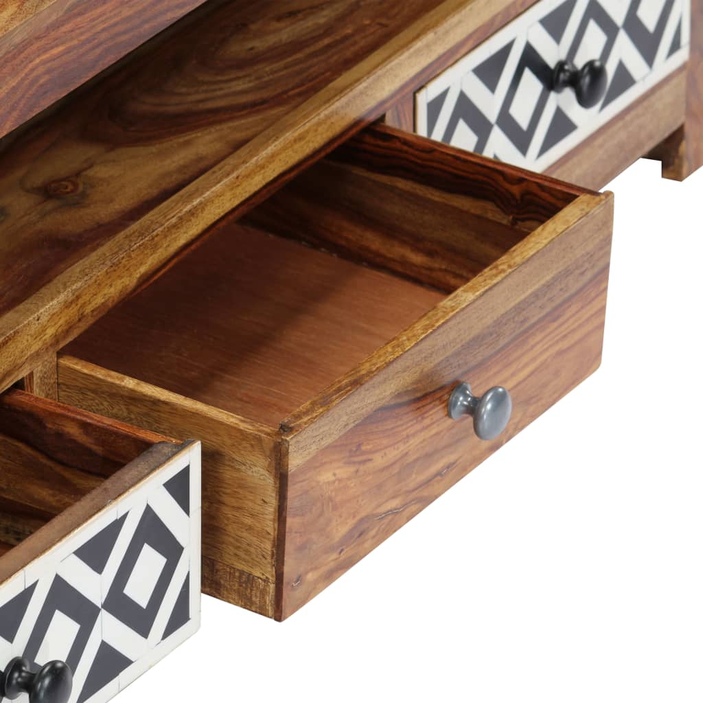 Móvel de TV 120x30x40 cm madeira de acácia maciça