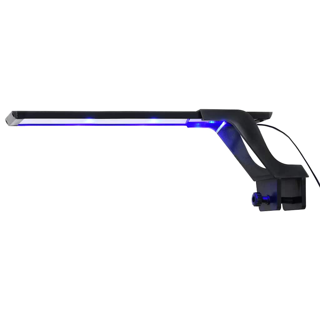 Lâmpada de aquário LED com braçadeira 35-55 cm azul e branco