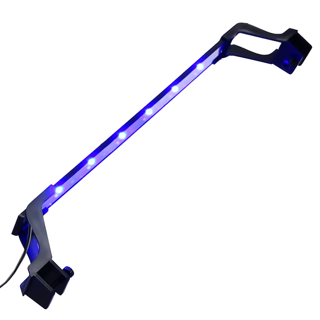 Lâmpada de aquário LED com braçadeiras 55-70 cm azul e branco