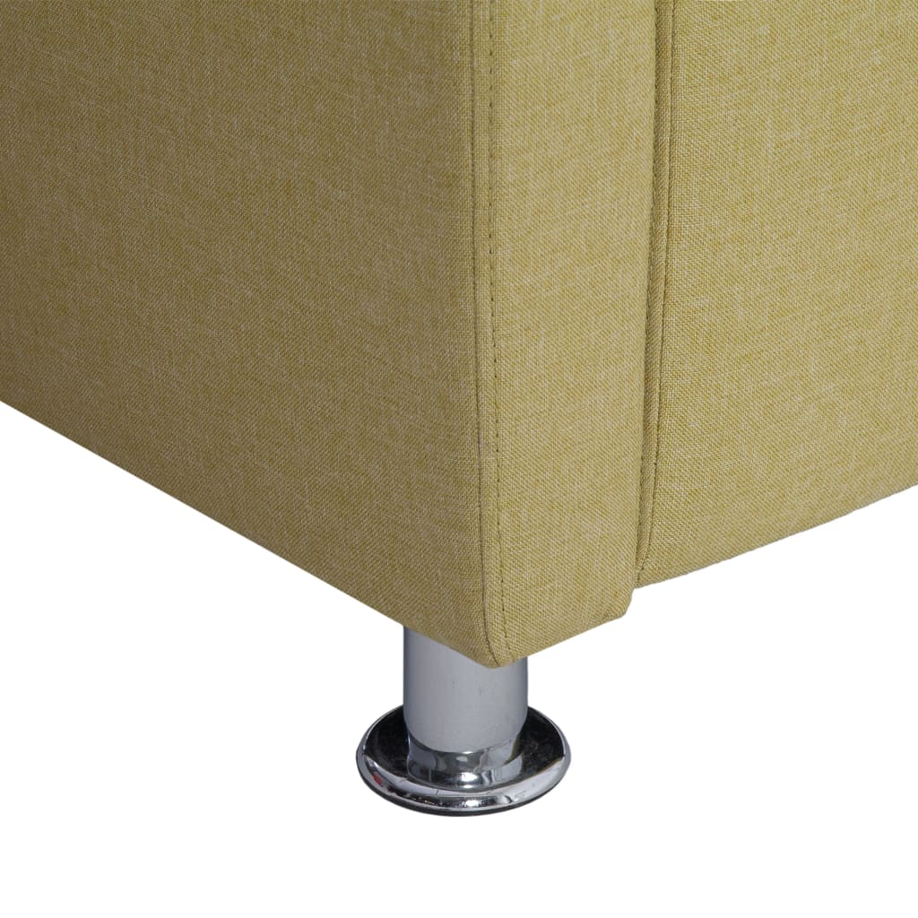Poltrona em forma de cubo tecido creme
