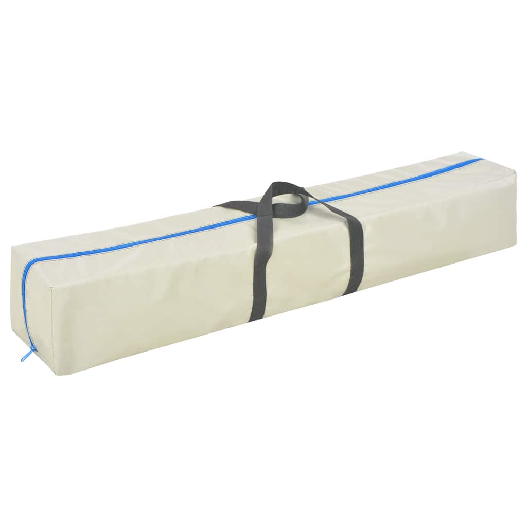 Colchão de ginástica insuflável c/ bomba 500x100x10 cm PVC azul