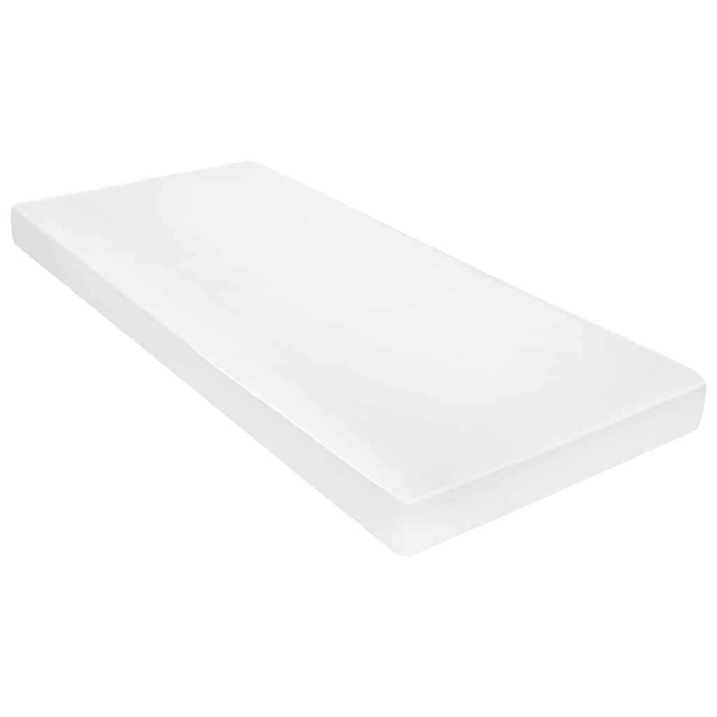 Colchão 80x200 cm 7 zonas espuma PU 10 cm H2 H3