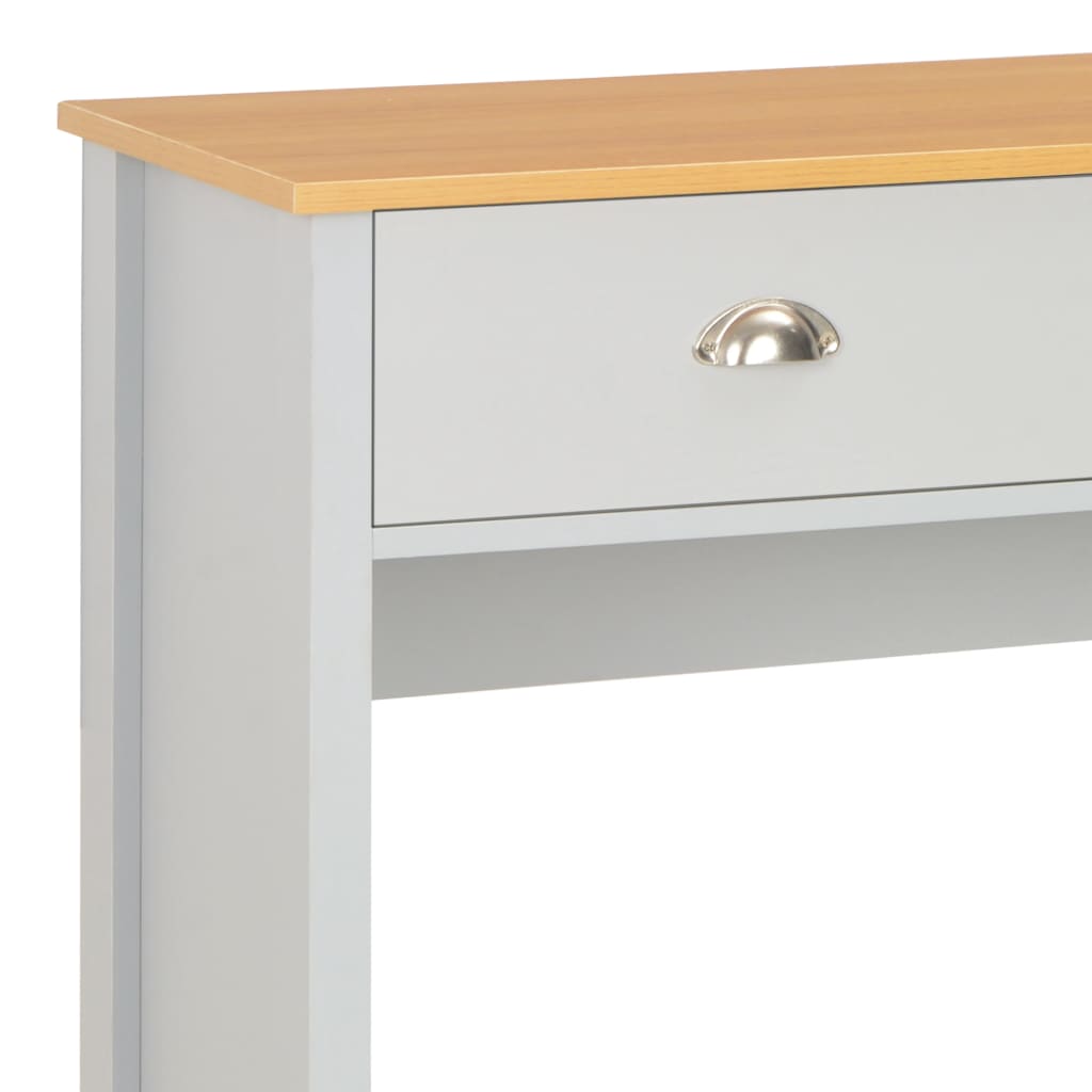 Mesa consola 97x35x76 cm cinzento