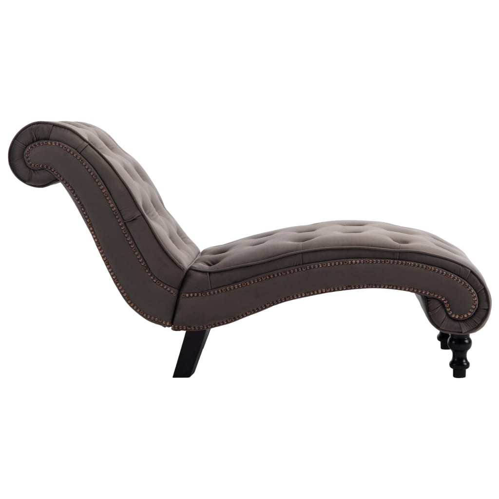 Chaise longue em veludo azul