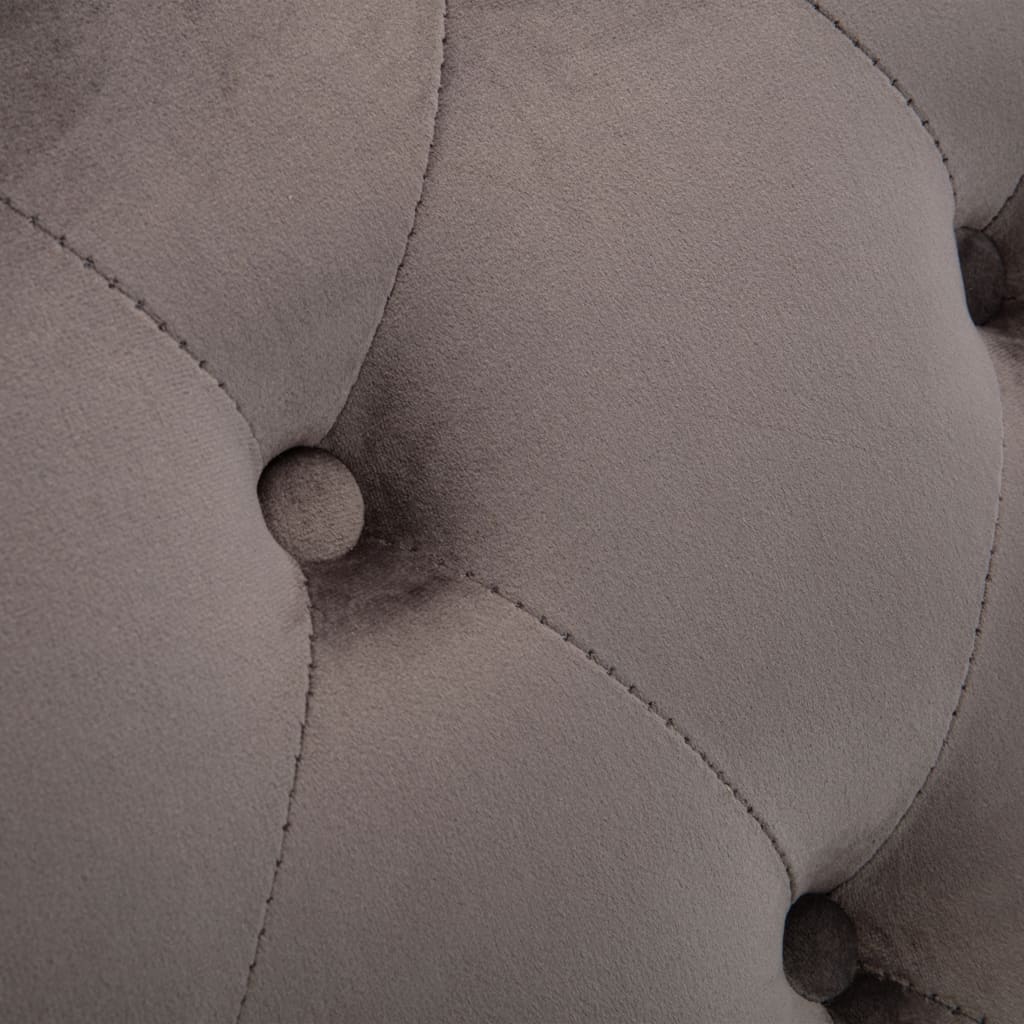 Chaise longue em veludo azul