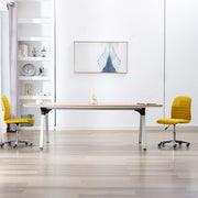 Cadeiras de jantar 2 pcs tecido azul