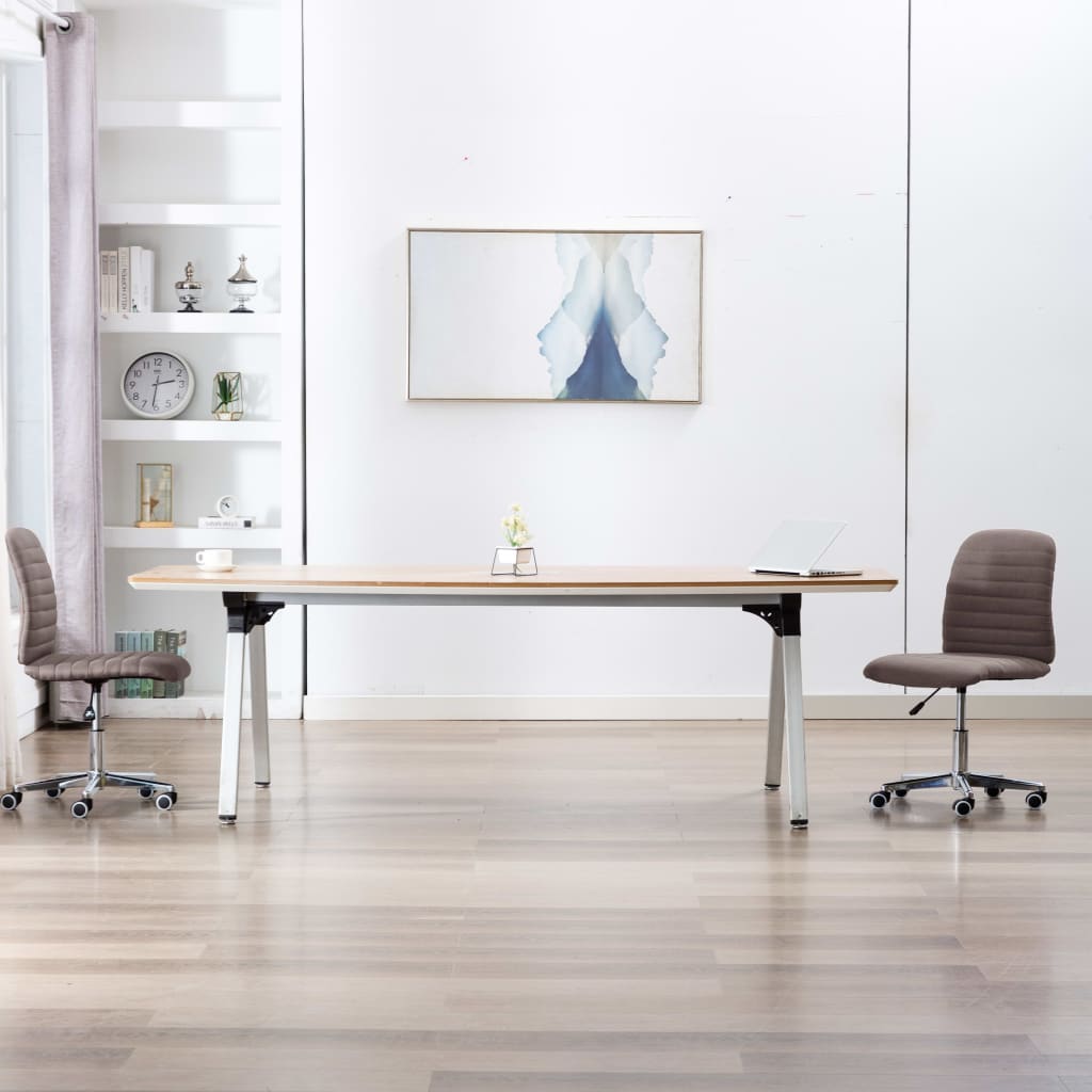 Cadeiras de jantar 2 pcs tecido azul