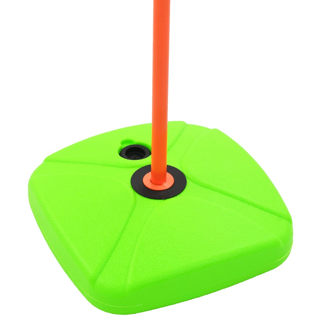 Conjunto de tabela e bola de basquetebol infantil