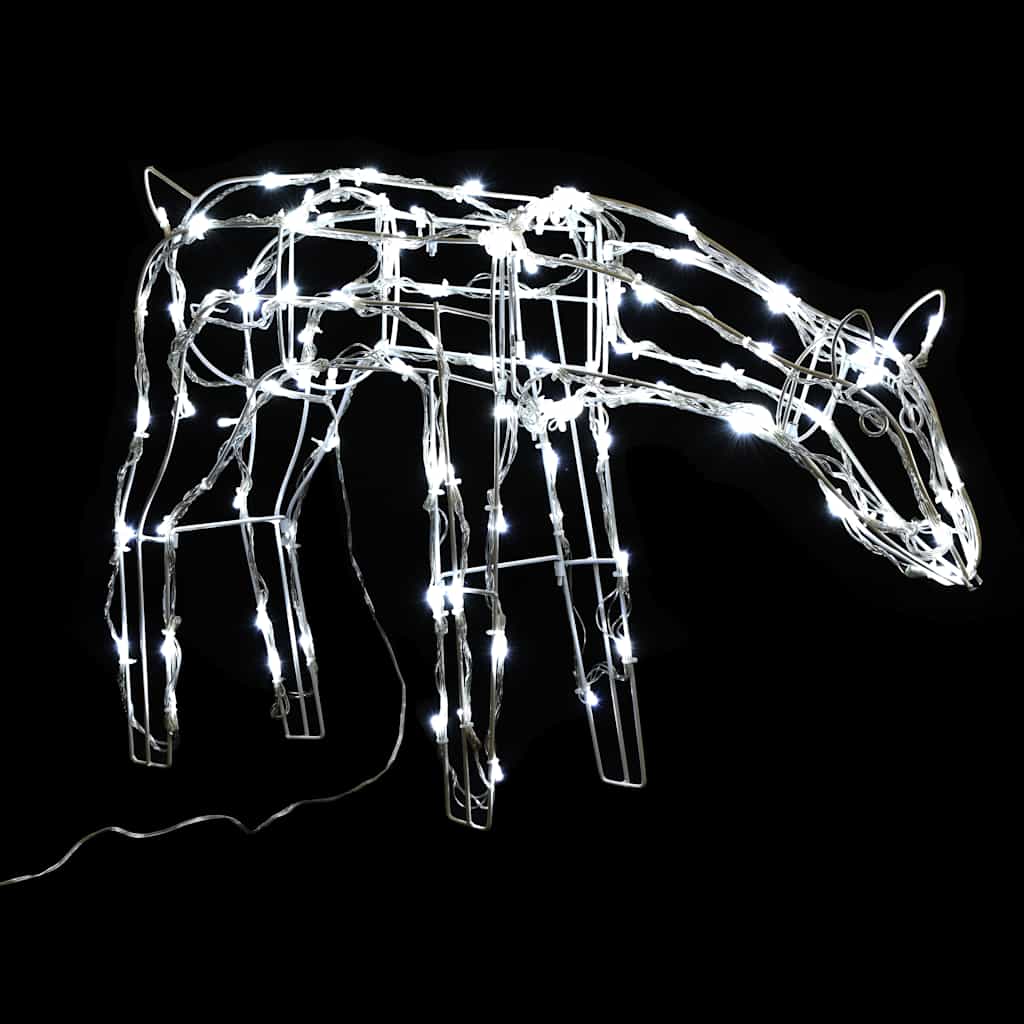 3 pcs iluminação de Natal renas 229 LEDs