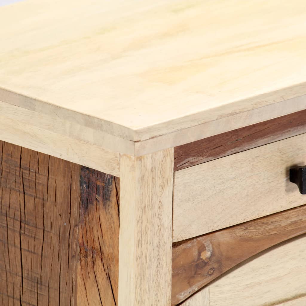 Móvel de TV 120x30x40 cm madeira recuperada maciça